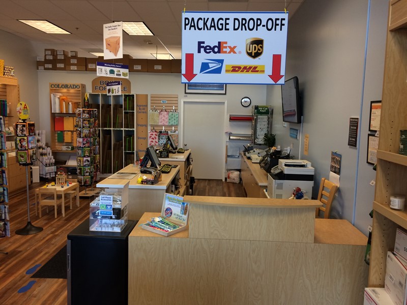mail package store near me open now